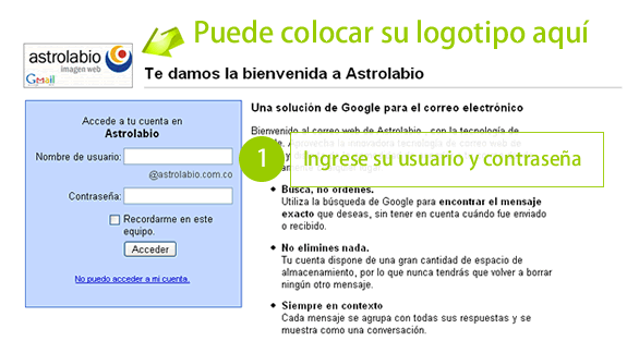 Configurar Google Apps en Hosting