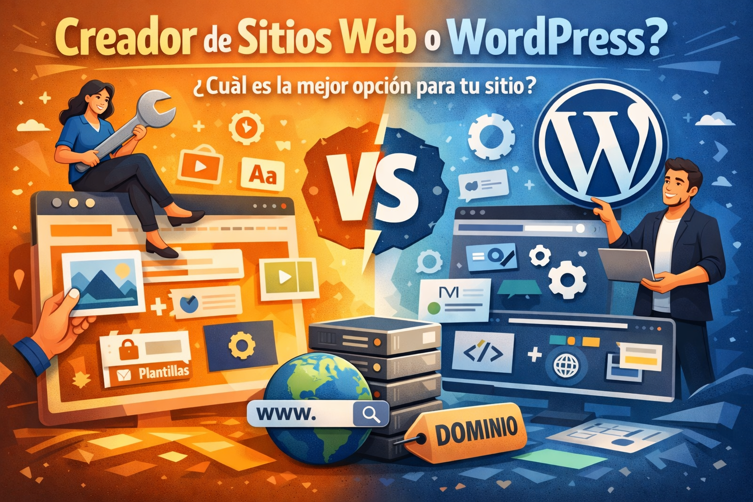 Creador de Sitios Web o WordPress: ¿Cuál es la mejor opción para tu proyecto?